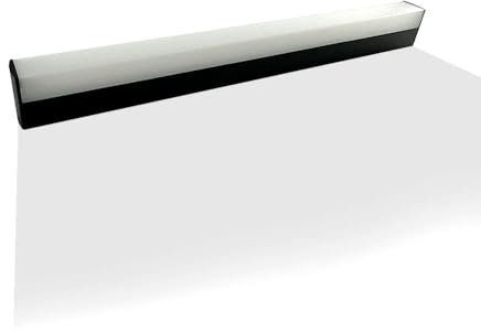 Lampenlux LED-Wandlampe Cole hochwertige verarbeitete Unterbauleuchte 3000K Spiegellampe mit PMMA-Abdeckung Schrankbeleuchtung (IP20) (schwarz matt, 120cm)