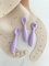 leyla&e Lot de 3 cuillères d'apprentissage pour bébé - Pour repas autonome - Sans BPA et certifiées LFGB - En silicone - Passe au lave-vaisselle - Cuillère d'apprentissage pour BLW (violet