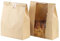Haloppe Papier-Brotbeutel, Lebensmittelqualität, hausgemachtes Brot, Aufbewahrungsbeutel mit transparentem Fenster, auslaufsicher, gute Versiegelung, Snacks, Verpackungsbeutel für Kekse, Süßigkeiten,