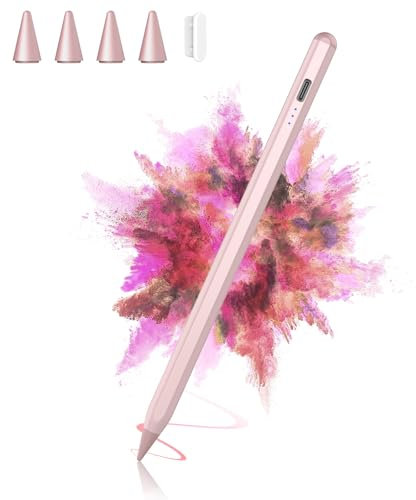Penna stilo per iPad 2018-2022 con Palm Rejection&Tilt, Apple Pencil per iPad 10a/9a/8a/7a/6a generazione, per iPad Pro 11/per iPad Pro 12.9 3/4/5/6th, per iPad Air 3/4/5, per iPad Mini 5/6a