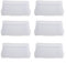 Hasaller Photo Storage Box 5 x 7inch Photo Case Inner Photo Keeper Clear Photo Boxes Storage Plastic Photo Organiser for Cards Picture Craft(6Pcs)