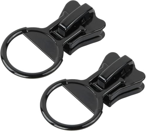 Zweiteiliges Set #20 ReißVerschluss Zipper, Extra groß Reissverschluss Zipper Oberer Und Unterer ReißVerschlussabzieher, FüR 14 Mm Breites ReißVerschlussband, Geeignet für Zelte