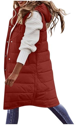 CXKOLD spolverino Donna Gilet Imbottito Donna Giubbotto Invernale Donna Curvy Giubbino Coprispalle Giacca di Pelle da Donna Giubbotti Donna Invernale Giubbotto Donna Ecopelliccia Giacca Donna Estiva