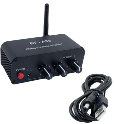 Ycagrain Receptor Bluetooth para TV, Teléfono Móvil, Amplificador de Audio de Alto Volumen para Auriculares, Distribuidor de Salida de Altavoz Multicanal