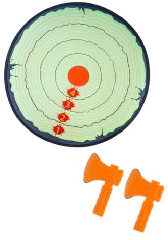 Sticky Axe Throwing Game Set Competitive Toy Self-adhesive Toss Target Wall Interactive Sports for Indoor Outdoor Halloween