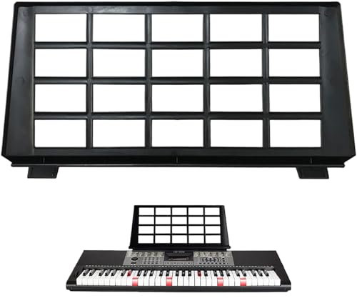 Desktop Bookshelf,Piano Keyboard Stand Sheet,Tabletop Music Stand,Adjustable Keyboard Music Stand for Home Schools Orchestras Choirs/Black