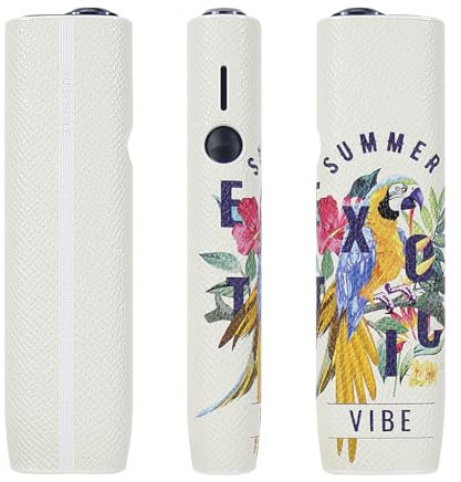 VANSUKY Custodia per IQOS ILUMA ONE – Cover protettiva leggera e resistente, ritagli precisi, presa confortevole, protezione completa – Motivo Pappagallo