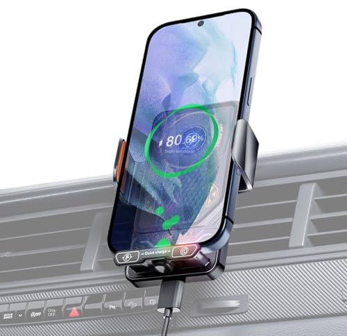 Porta Cellulare Auto Porta Smartphone Con Funzione Di Ricarica Wireless