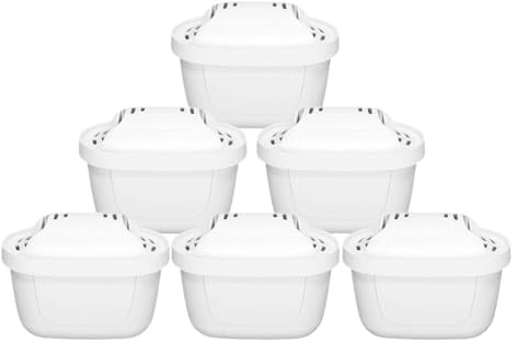 Cartucce filtro acqua, compatibilità for Brita Maxtra Pro All-in-1 + Plus, compatibile con Marella Jug(6pcs)