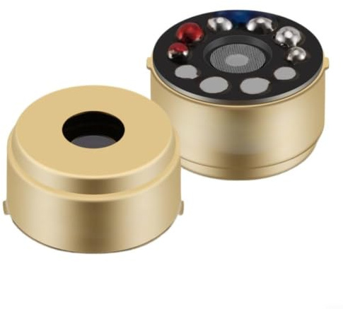 Risveglio -Fi Wireless Headphones Featuring 10mm Moving Coil Driver, LDM Gold Diamond Diaphragm, SUS304 Housing, Immersive Audio Black