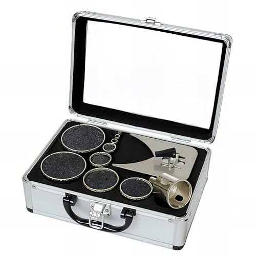 Leman 4071 Coffret de 10 Trépans diamantés ø 6 à 67 mm avec guide/grès/cérame