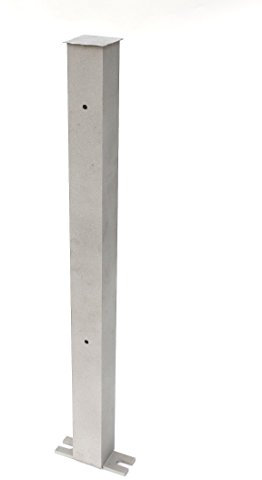 DanDiBo Poteaux de clôture de jardin en aluminium de 80 cm - Éléments de clôture en aluminium