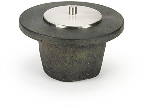 Aquascape 78221 Feuerbrunnen mit Urne und Kugel aus Schiefer, Braun