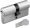 BASI BM Euro Profilzylinder 30/30 mit 3 Schlüssel, Nickel matt vergoldet, silber, BM Euro Profile Cylinder Lock