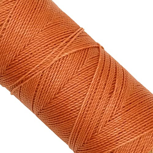 LINHASITA, Garnspule, gewachst, 100 g / 170 Meter, Dicke: 1 mm, Polyester, Makramee-Garn, 30 Farben 170 metros / 100 gr Lachsfarben