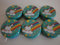 Schnooridoo 6 x Metall JoJo Einhorn Unicorn 5 cm Regenbogen Mitbringsel Kindergeburtstag Give Away Tombola