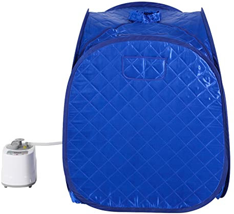ZONEMEL Tragbares 2 L Dampfsauna, faltbares Zelt, Fernbedienung, Ganzkörperabfall, Gewichtsverlust, Detox-Therapie