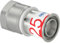 Uponor S-Press PLUS MLC Verbindungsmuffe 25mm x 3/4 IG