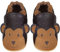 IceUnicorn Krabbelschuhe Baby Lauflernschuhe Jungen Mädchen Weicher Leder Babyhausschuhe Kleinkind Rutschfeste Lederschuhe Baby(Brauner AFFE, 12-18 Monate)