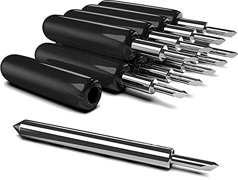 Cricut Explore Air/Air 2/Maker - 10pcs Premium Fine Point Cutting Blades - 45 Degree Angle
