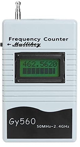Car Frequency Counter, GY560 50Mhz to 2.4Ghz Portable Frequency Counter Two-Way Radio Frequency Measuring Tool for Car