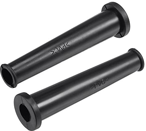 sourcing map Cord Boot Protector Cable Sleeve Hose Rubber 75mm Length Black 2 Pcs