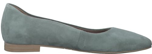 Tamaris Damen Klassische Ballerinas, Frauen Flats,Slip-ons,Freizeitschuhe,sportlich,Ballerinen,Pumps,Halbschuhe,Sommerschuhe,flach,SAGE,38 EU