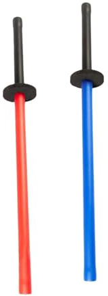 JISADER 2X Set di Spade da Allenamento in Schiuma Attrezzatura per Arti Marziali Imbottitura Spessa Bastone da Allenamento Bokken per Scherma Kendo per Adulti