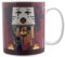 Paladone Tasse à café en céramique Minecraft Nether and Steve sous licence officielle qui se transforme avec les boissons chaudes, cadeau de jeu, marchandise de culture pop, 300 ml