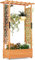 FANTASK Hochbeet mit Rankgitter & hängendem Dach, Pflanzkasten mit Rankhilfe, Blumenkasten für Kletterpflanzen & hängende Körbe, Orange