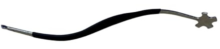 F Fityle Geigen -Sound -Post -Setter, Sound -Post -Installationstool, Metall, Geigenteil Geigenreparaturstile für Geigenspieler Luthier, Argent