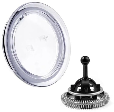 Milchaufschäumer Ersatz-Schneebesen für Aeroccino 3/4,Ersatzteile Für Milchaufschäumer,Ersatz Schneebesen und Milchaufschäumerdeckel für Perfekten Milchschaum,Cappuccino und Latte Macchiato (B)