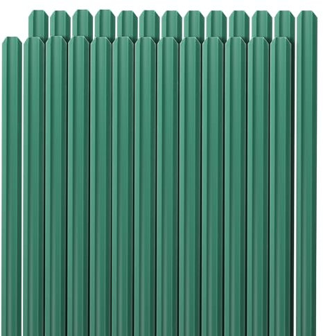 Quest Sichtschutzstreifen PVC – Zaun Lamellen für Maschendrahtzaun 50–60 mm – UV-beständig & wetterfest – Sichtschutz Gartenzaun – ohne Clips montierbar (150 cm, Grün)