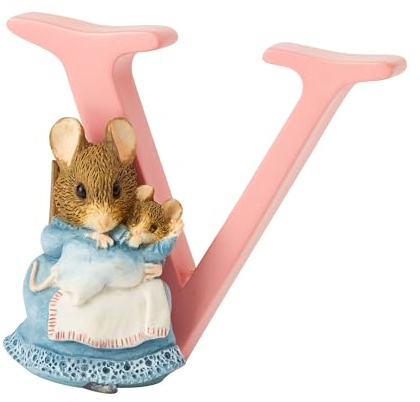 Beatrix Potter V Hunca Munca & Baby Figurine, Bunt