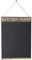 Chalkboards UK Pizarra de Notas de Cocina, Madera, Marrón rústico, A2 (42 x 60 x 3cm)
