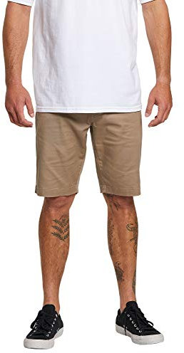 Volcom Herren Chinesische Frickin Shorts Lässige Hose, Dunkles Kaki, Small