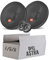 Lautsprecher Einbauset passend mit JBL Stage 2 64CFS 16,5cm System Auto Einbausatz für Opel Astra F,G,H