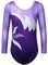 ZNYUNE Kinder Gymnastik Trikot Klassisch Gymnastikanzug Langarm für Mädchen 197 Purple 10A