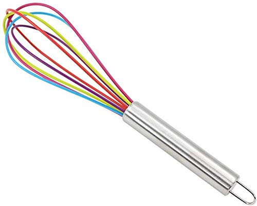 1 Uds, Batidor de bebidas, batidor de silicona, batidor, herramientas de cocina, batidora manual para huevos, espumadera para cocinar, batidor, mezclador de globos
