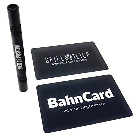 Sparset 2X Geile Teile Multifunktions-Röhrchen Zieh Es Positiv + BahnCard, Ziehrohr, Sniffer