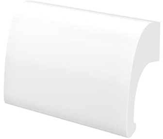 NAJDER Weiß Balkontürgriff Aluminium Premium Qualität Balkongriff Balkontürschnapper Balkon Terrassentürgriff (Weiß ral. 9016)
