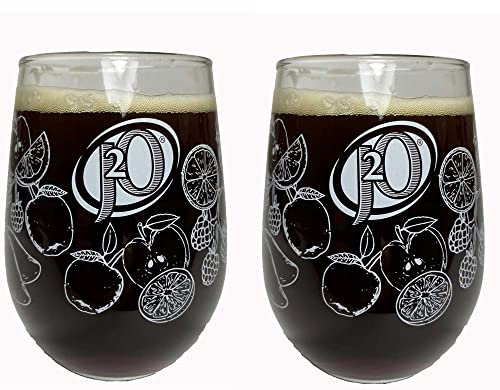 TUFF LUV Tumbler - J2O 'Blends' - Toughened - 17.25oz (49cl) [Set of 2]