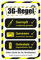 BIKE-label Corona Aufkleber 3G Regel Geimpft Genesen Getestet 130 x 195 mm 900244