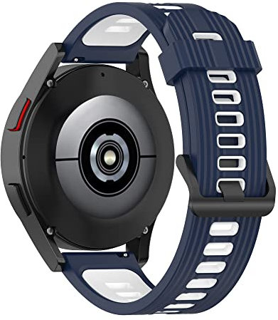 KUTEWEU 20mm Silicone Bracelet pour Polar Ignite/Polar Unite,Bracelets de Montre,Bande Sport Remplacement Sangle pour Garmin Venu/Venu SQ/Forerunner 245/645/Ticwatch 2/ Pebble 2 (C10)