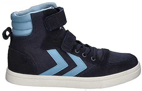 HUMMEL Slimmer Stadil HIGH JR Sneaker, Black Iris 217937, 28 EU