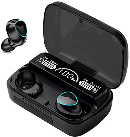 Bluetooth In Ear Kopfhörer kompatibel mit Apple iPhone Serie In-Ear Kabellos Sport Ohrhörer Kopfhörer mit Mikrofon Bluetooth Headset ideal für Sport und Alltag, Smartphone:Apple iPhone 12 Mini