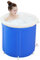 KLZUOPT Baignoire Portable Adulte Tremper Baignoire Pliante Baignoire Adulte Baril De Bain Ménage Grand Bac De Douche Seau De Bain Autoportant Vidange Portable Plus Épais No-Silp (Taille : 65 * 68cm)