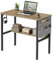 CubiCubi Schreibtisch, 80 x 40 cm Computertisch, Schreibtisch Klein PC-Tisch Stabil, Espresso