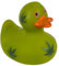 MIJOMA Quietsche-Ente Badeente | Niedliche Schwimmenten für Kinder & Erwachsene | Hochwertiges, langlebiges Material | ca. 10 cm (Kiffer)