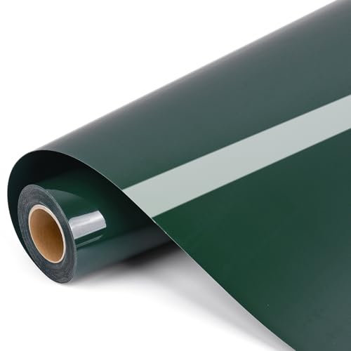 IModeur Plotterfolie Textil Dunkelgrün – 30,5 x 400 cm Flexfolie Plotter Textil Dunkelgrün für Silhouette Cameo, Textilfolie Plotter für Kleidung, Mützen, Hosen, andere Stoffe